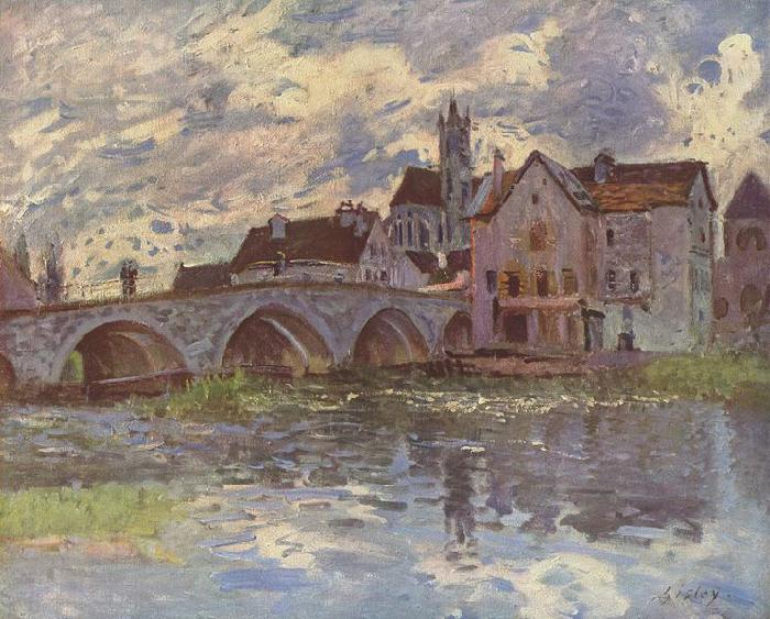 Alfred Sisley Pont de Moret-sur-Loing oil painting picture